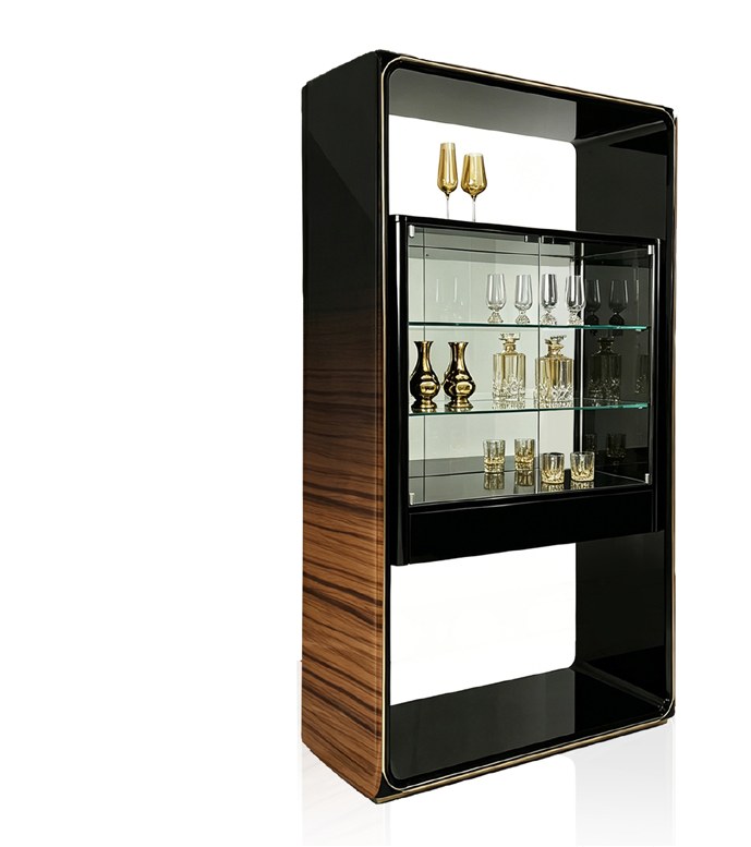 Palawan Bar Cabinet
